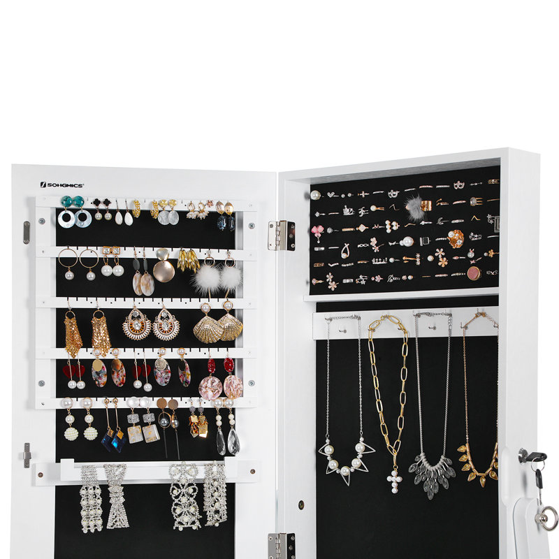 Ebern Designs Aganlane 16.2'' Wide Freestanding Jewelry Armoire with
